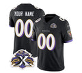 Custom B.Ravens Active Player Black Jereymy 2023 F.U.S.E With Patch Throwback Vapor Limited Stitched Jersey