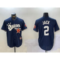 Houston Astros #2 Alex Bregman Navy Jereymy Cactus Jack Vapor Premier Stitched Jersey
