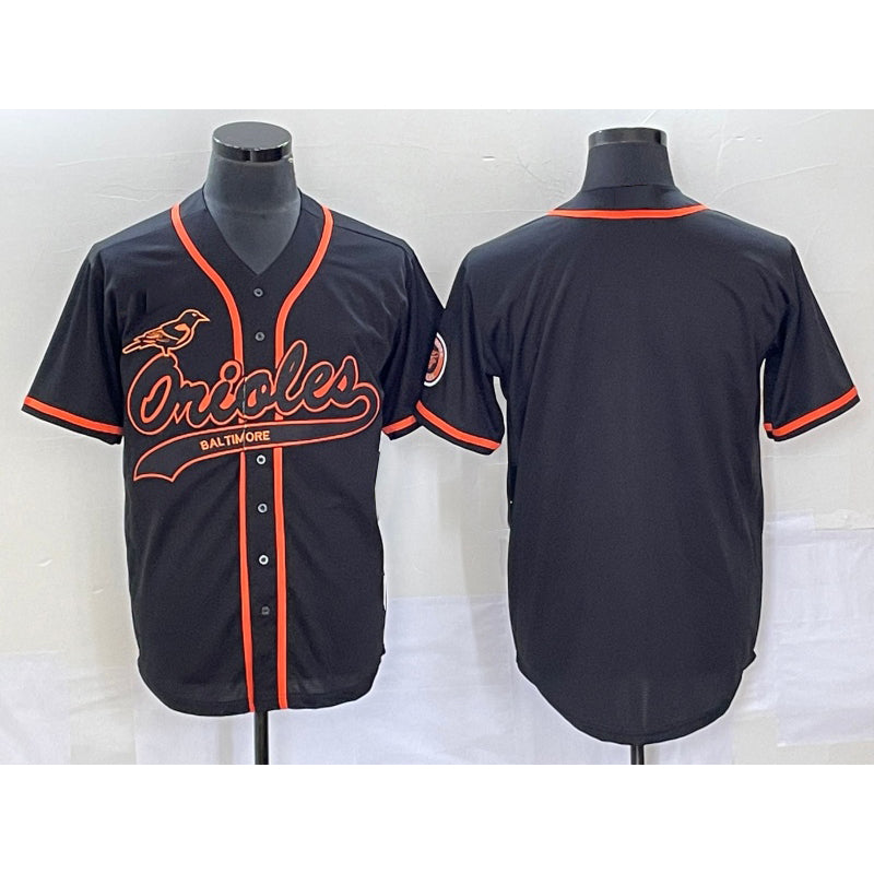 Baltimore Orioles Black Jereymy Cool Base Stitched Jersey