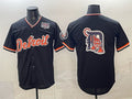 Detroit Tigers Team Big Logo Navy Jereymy 2026 Alternate USA 250' Patch Vapor Premier Limited Stitched Jersey