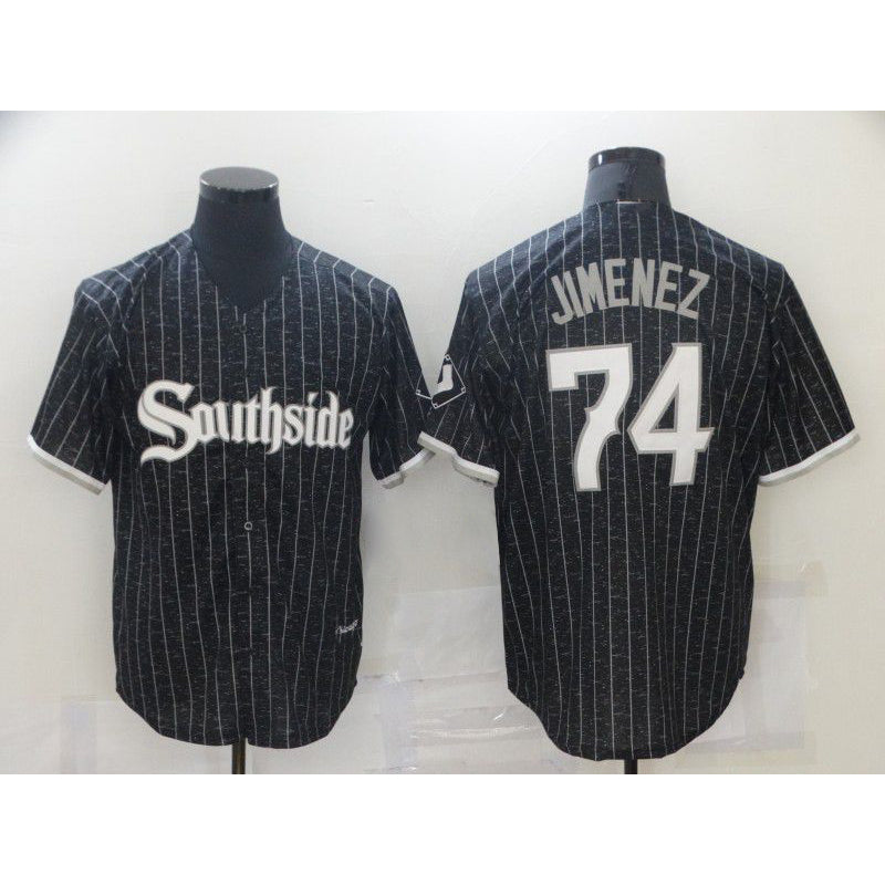 Chicago White Sox #74 Jimenez City Edition Black Jereymy Game 2021 Jerseys