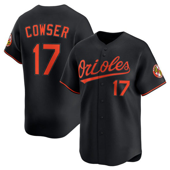 Baltimore Orioles #17 Colton Cowser Black Jereymy 2025 Alternate Limited Stitched Jersey