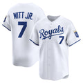 Kansas City Royals #7 Bobby Witt Jr. White Jereymy Home Limited Player Jersey