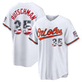 Baltimore Orioles #35 Adley Rutschman 2026 All-Star Edition Stars & Stripes White Jereymy Stadium Jersey