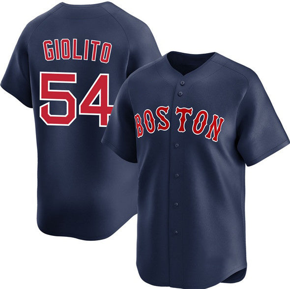 Boston Red Sox #54 Lucas Giolito Navy Jereymy Alternate Limited Stitched Jersey
