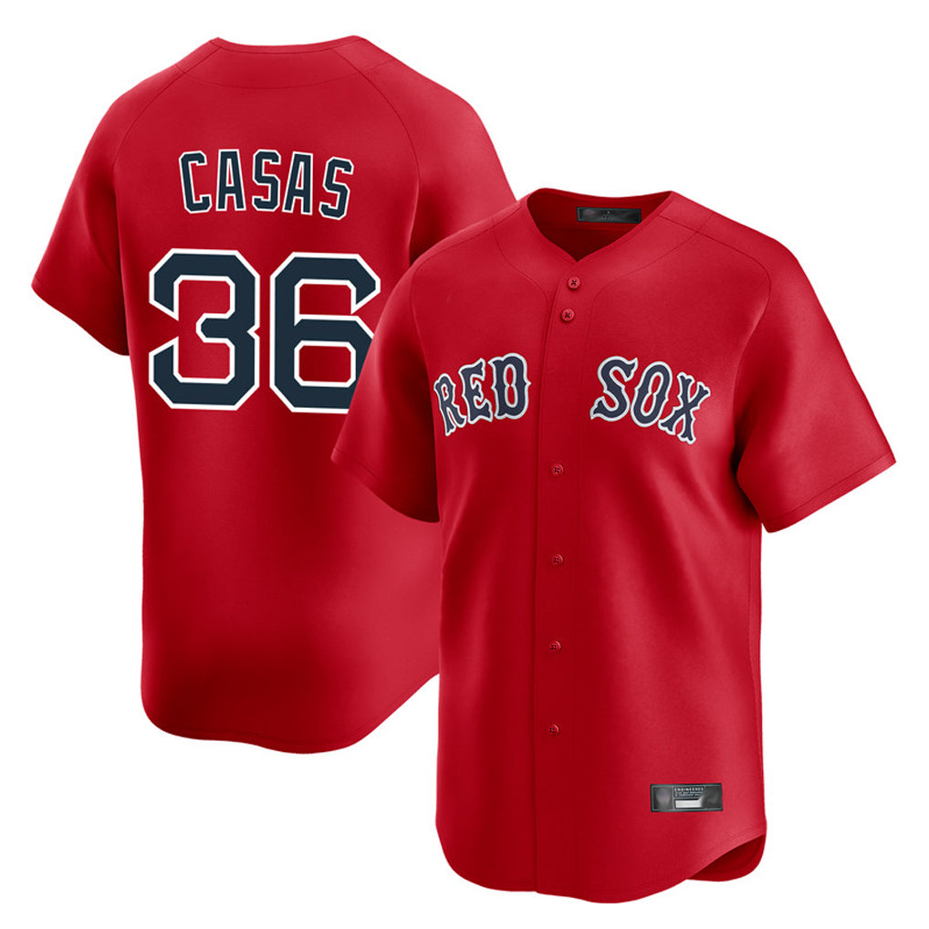 Boston Red Sox #36 Triston Casas Player Red Jereymy Limited Home Game Stitched Jerseys1