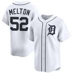 Detroit Tigers #52 Troy Melton White Jereymy 2024 Home Limited Stitched Jersey