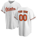 Custom Baltimore Orioles White Jereymy Home Replica Jersey