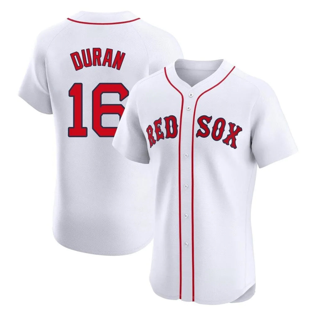 Boston Red Sox #16 Jarren Duran Player White Jereymy Limited Elite Home Game Stitched Jerseys1