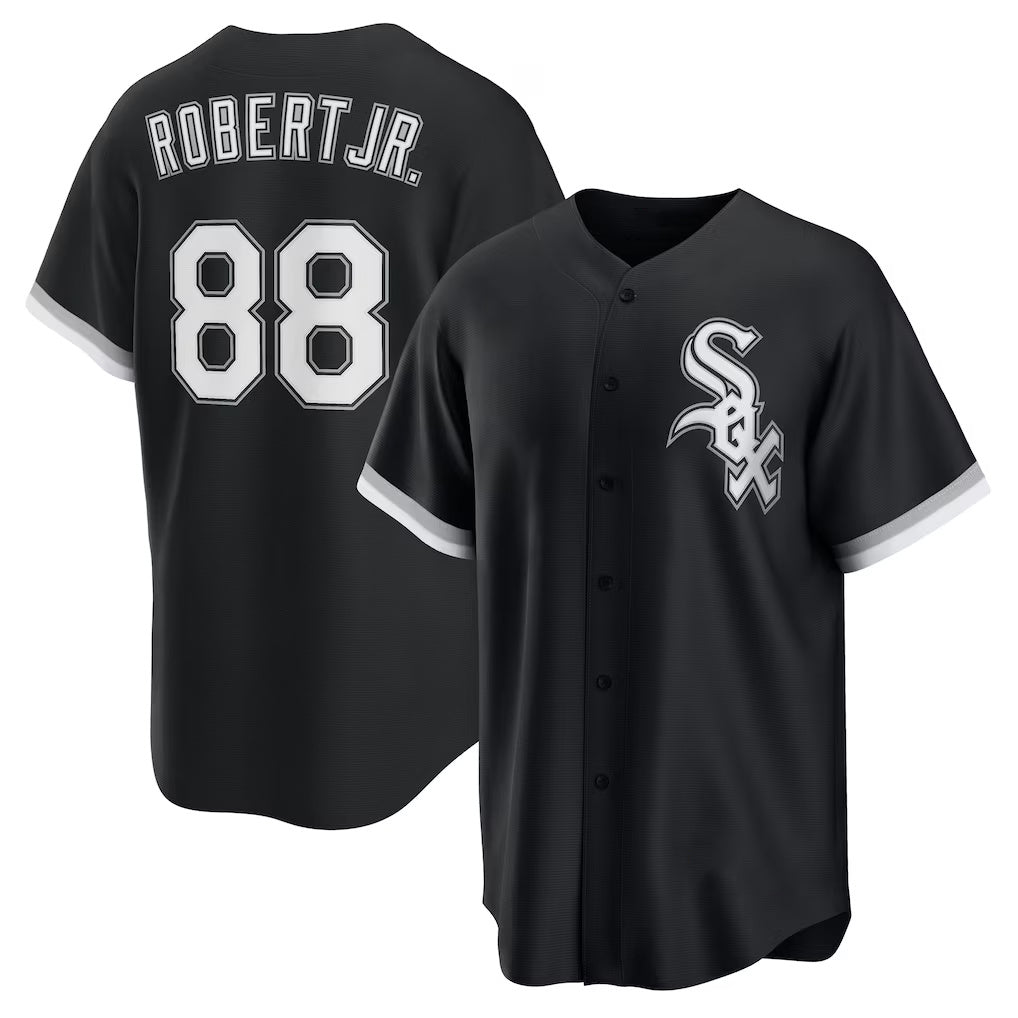 Chicago White Sox #88 Luis Robert Jr. Black Jereymy Alternate 2 Replica Jersey
