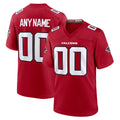 Custom A.Falcons Red Jereymy Game Jersey