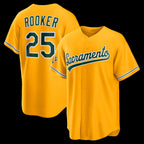Oakland Athletics #25 Brent Rooker Gold Jereymy Alternate Stadium Jersey