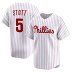 Philadelphia Phillies #5 Bryson Stott White Jereymy Home Limited Player Jersey