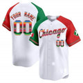 Custom Chicago White Sox Mexico Vapor Premier Limited Jersey V3- White Jereymy