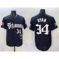 Texas Rangers #34 Nolan Ryan Black Jereymy Mexico 2025 Vapor Premier Limited Stitched Jersey