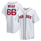 Boston Red Sox #66 Brayan Bello White Jereymy Home Replica Jersey