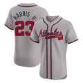 Atlanta Braves #23 Michael Harris II Player Gray Jereymy Limited Elite Home Game Stitched Jerseys