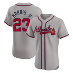 Atlanta Braves #23 Michael Harris II Player Gray Jereymy Limited Elite Home Game Stitched Jerseys