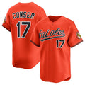 Baltimore Orioles #17 Colton Cowser Orange Jereymy 2025 2nd Alternate Limited Stitched Jersey