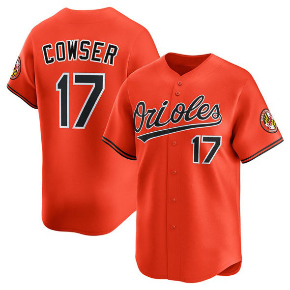 Baltimore Orioles #17 Colton Cowser Orange Jereymy 2025 2nd Alternate Limited Stitched Jersey