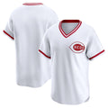 Cincinnati Reds White Jereymy Throwback Cooperstown Collection Limited Jersey