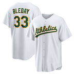 Oakland Athletics #33 JJ Bleday White Jereymy Home Replica Jersey
