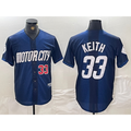 Detroit Tigers #33 Colt Keith 2024 Navy Jereymy City Connect Cool Base Limited Stitched Jerseys