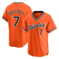 Baltimore Orioles #7 Jackson Holliday Player Orange Jereymy T-shirt Limited Home Game Stitched Jerseys