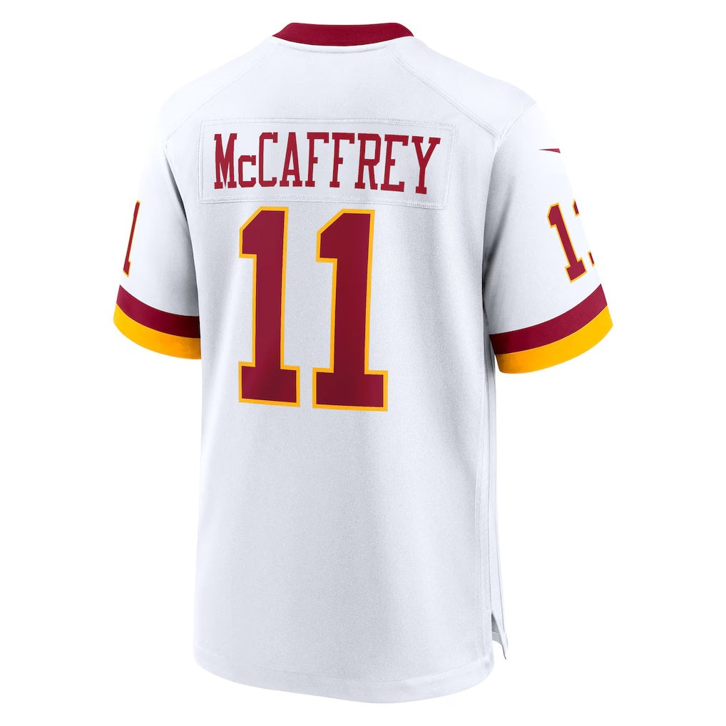 W.Commanders #11 Luke McCaffrey White Jereymy Game Jersey