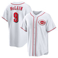 Cincinnati Reds #9 Matt McLain White Jereymy Home Replica Jersey