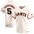 San Francisco Giants #5 Mike Yastrzemski Cream Jereymy Cool Base Stitched Jersey