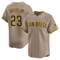 San Diego Padres #23 Fernando Tatis Jr. Khaki Jereymy Alternate Limited Player Jersey