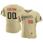 Custom Arizona Diamondbacks ACTIVE PLAYER 2021 Gold Jereymy City Connect Flex Base Stitched Jersey