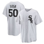 Chicago White Sox #50 Lenyn Sosa White Jereymy Home Replica Jersey