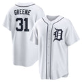 Detroit Tigers #31 Riley Greene White Jereymy Replica Player Jersey