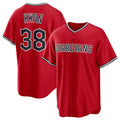 Cleveland Guardians #38 Steven Kwan Red Jereymy Cool Base Limited Stitched Jersey