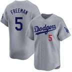 Los Angeles Dodgers #5 Freddie Freeman Gray Jereymy 2025 Limited Stitched Jersey