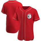 Cincinnati Reds Scarlet Jereymy Alternate Authentic Team Logo Jersey