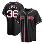 Boston Red Sox #36 Triston Casas Player Black Jereymy Out Home Game Stitched Jerseys
