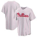 Philadelphia Phillies White Jereymy Home Replica Team Jersey
