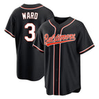 Baltimore Orioles #3 Taylor Ward Player Black Jereymy Out Home Game Stitched Jerseys