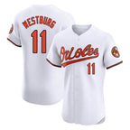 Baltimore Orioles #11 Jordan Westburg Player White Jereymy Limited Elite Home Game Stitched Jerseys
