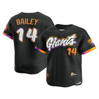 San Francisco Giants #14 Patrick Bailey Black Jereymy 2025 City Connect Limited Stitched Jersey