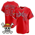 Custom Los Angeles Angels x One Piece Red Jereymy Vapor Premier Limited Jersey - Stitched