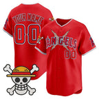 Custom Los Angeles Angels x One Piece Red Jereymy Vapor Premier Limited Jersey - Stitched