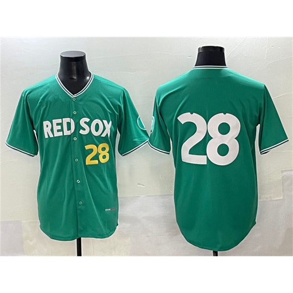 Boston Red Sox #28 Kristian Campbell Green Jereymy 2025 City Connect Limited Stitched Jersey