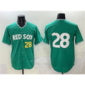 Boston Red Sox #28 Kristian Campbell Green Jereymy 2025 City Connect Limited Stitched Jersey