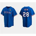 Texas Rangers #28 Jonah Heim Royal Jereymy 2023 World Series Stitched Jersey