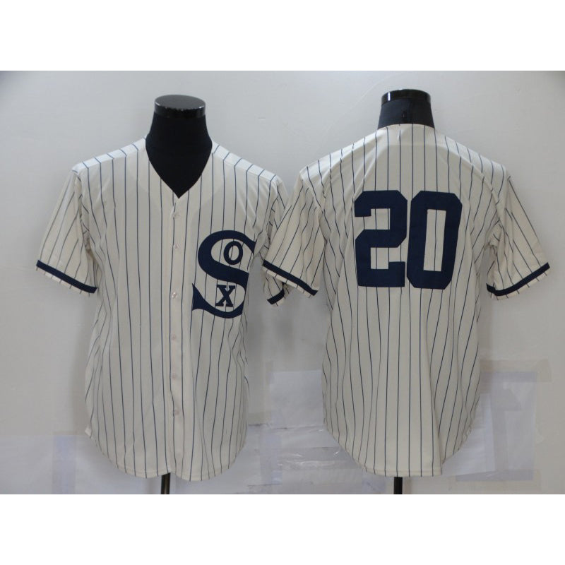 Chicago White Sox #20 Danny Mendick 2021 Cream Jereymy Field of Dreams Cool Base Stitched Jersey