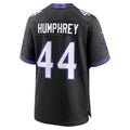 B.Ravens #44 Marlon Humphrey Black Jereymy Alternate Game Jersey